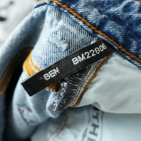 Buffalo David Bitton Jeans Mens 38x32 Ben Stretch Relaxed Tapered Medium Wash - Picture 9 of 13